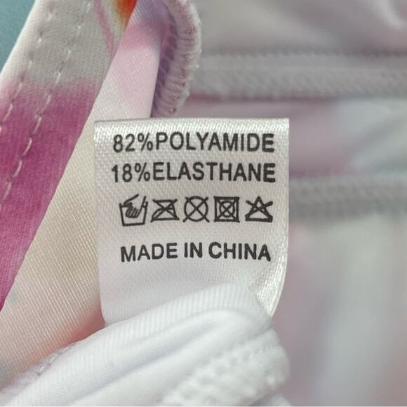 American Trends Colorful Tummy Control Slimming Swim Dress One Piece with Shorts - Picture 13 of 14